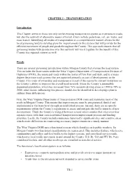 TRANSPORTATION Introduction This