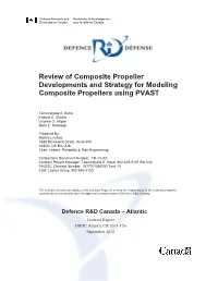 2 Review of Composite Propeller Developments