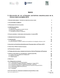 Informe De Autoevalu