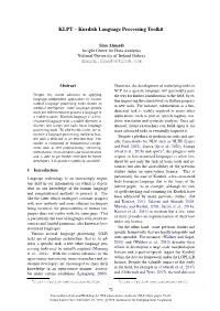 KLPT – Kurdish Language Processing Toolkit
