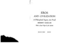 Marcuse's Eros and Civilization