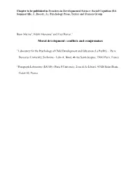 Moral Development: Conflicts and Compromises