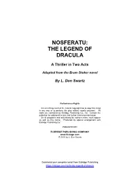 Nosferatu: the Legend of Dracula