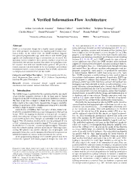 A Verified Information-Flow Architecture