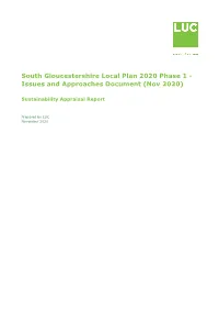 South Gloucestershire Local Plan 2020 Phase 1 - Issues and Approaches Document (Nov 2020)