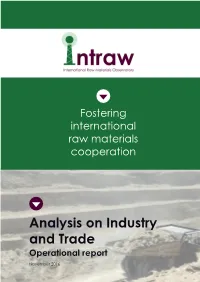 Analysis on Industry and Trade Operational Report