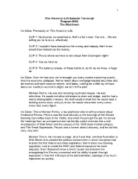 1 This American Life Episode Transcript Program #382 The
