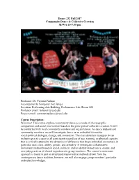 Community Dance & Collective Creation