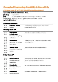 Conceptual Engineering: Feasibility & Normativity