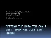 Getting the Data You Can't