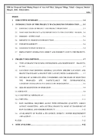 Index 1 Executive Summary