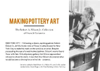 Making Pot T Er Y Ar T
