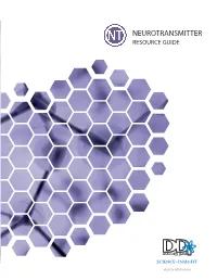 Neurotransmitter Resource Guide