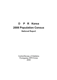 D P R Korea 2008 Population Census