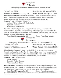 ESC 2013 Country Profiles
