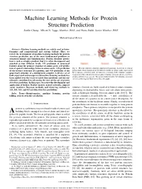 Machine Learning Methods for Protein Structure Prediction Jianlin Cheng, Allison N