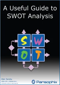 A Useful Guide to SWOT Analysis