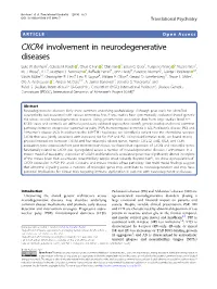 CXCR4 Involvement in Neurodegenerative Diseases Luke W