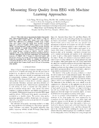 Measuring Sleep Quality from EEG with Machine Learning Approaches