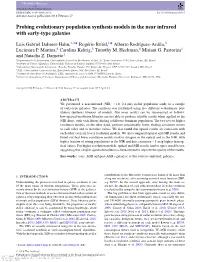 Probing Evolutionary Population Synthesis Models in the Near Infrared with Early-Type Galaxies