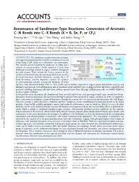 Renaissance of Sandmeyer-Type Reactions: Conversion of Aromatic