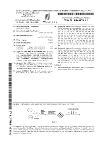 WO 2014/168874 A2 16 October 2014 (16.10.2014) P O P C T