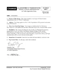 Change 1 to FAA Order 7340.2C Contractions
