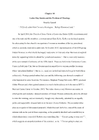 Chapter 14 Latter-Day Saints and the Problem of Theology Fenella