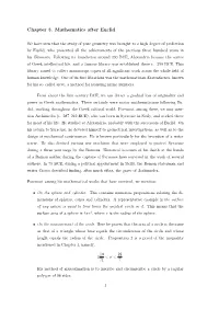 Chapter 3. Mathematics After Euclid