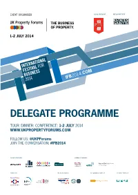 Delegate Programme