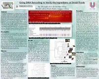 DNA Barcoding Poster