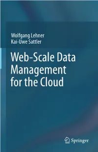 Web-Scale Data Management for the Cloud Web-Scale Data Management for the Cloud
