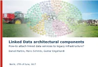 Linked Data Architectural Components How-To Attach Linked Data Services to Legacy Infrastructure?
