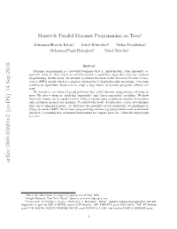 Massively Parallel Dynamic Programming on Trees∗