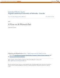 A View on Ai Weiwei's Exit
