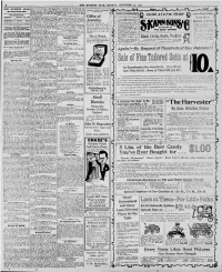 "The Harvester" Beginnings Were Modest, and Unassisted of Mr
