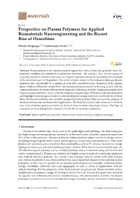 Perspective on Plasma Polymers for Applied Biomaterials Nanoengineering and the Recent Rise of Oxazolines
