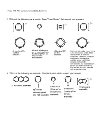 PS 6 Answers, Spring 2003, Prof