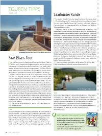 Radwelt Touren-Tipps Zum Saarland