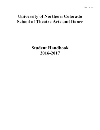 Student Handbook 2016-2017 Page 2 of 183 Table of Contents