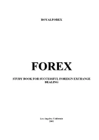 Study Book for Successful Foreign Exchange Dealing