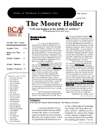 The Moore Holler “A Lot Can Happen in the Middle of Nowhere” (Positioning Slogan for the Movie Fargo)