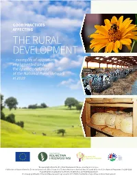 The Rural Development – Examples of Operations Implemented Under the Operational Plan of the National Rural Network in 2019