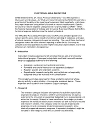 1 FUNCTIONAL AREA DEFINITIONS GASB Statement No. 34, Basic Financial Statements—And Management's Discussion and Analysis—F