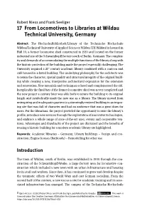 17 from Locomotives to Libraries at Wildau Technical University, Germany