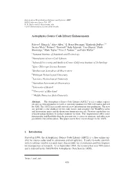 Astrophysics Source Code Library Enhancements