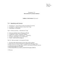Econ 151 Spring 2014 S. Golub