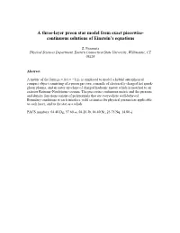 General Relativity and the Existence of Preon Stars