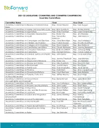 Legislative Assembly Committees