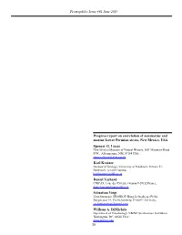 Permophiles Issue #61 June 2015 10 Progress Report on Correlation Of